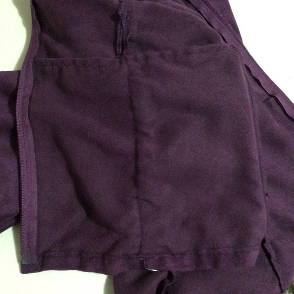 Travel Smith Suede Like Full Zip Purple Jacket - Size 12P - Picture 8 of 11